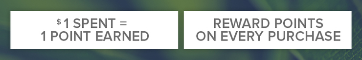 Earn reward points with every purchase
