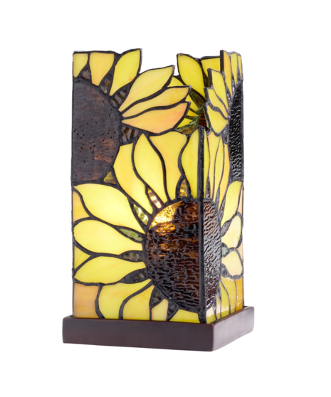 Sunflower Hurricane Lamp