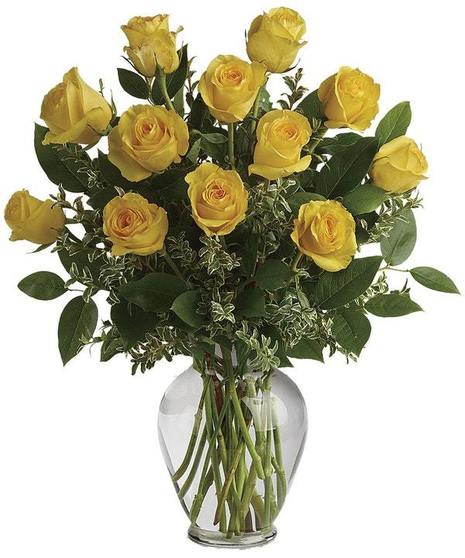 Dozen Yellow Roses