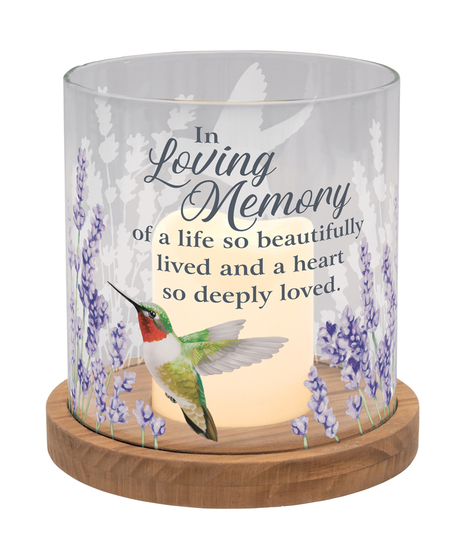 “In Loving Memory” Hurricane Candle