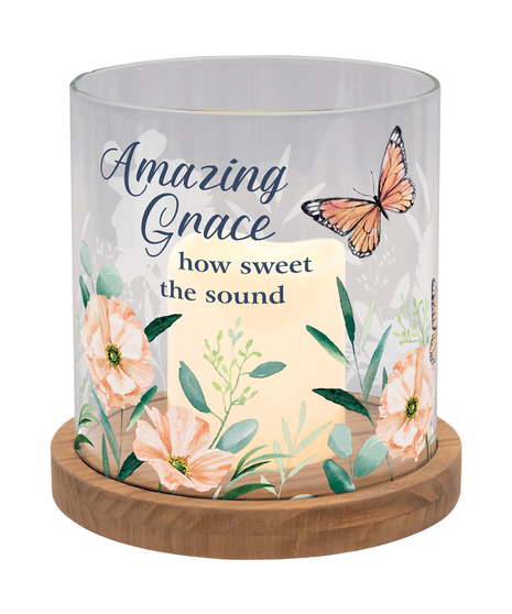 “Amazing Grace” Hurricane Candle
