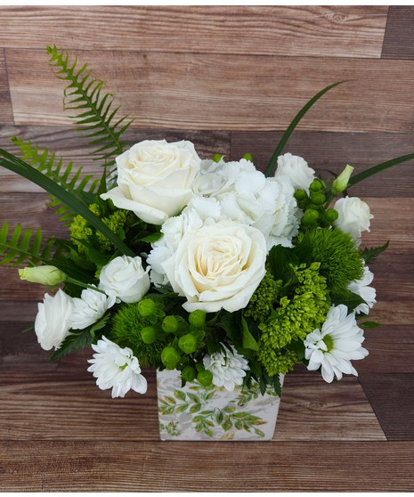 Serene Green Leaves Bouquet