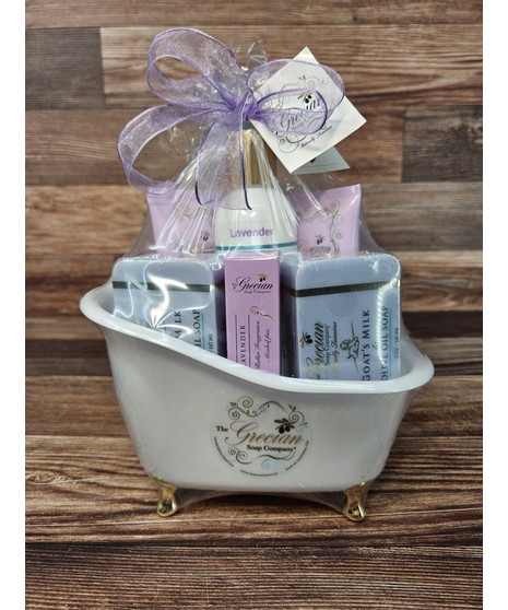 Deluxe Bathtub Gift Set- Lavender