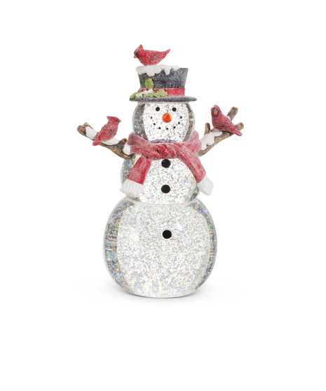 Lighted Snowman Water Lantern