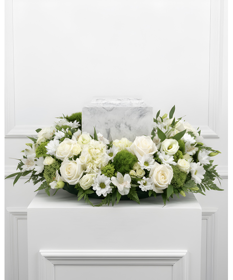Garden Wreath Cremation Tribute