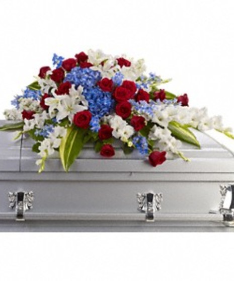 Distinguished Service Casket Spray