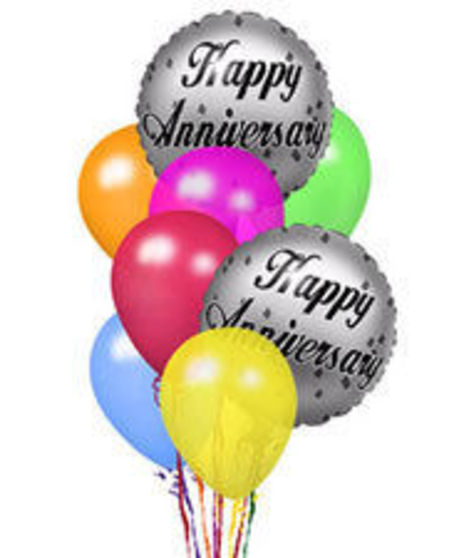 Happy Anniversary Balloon Bouquet