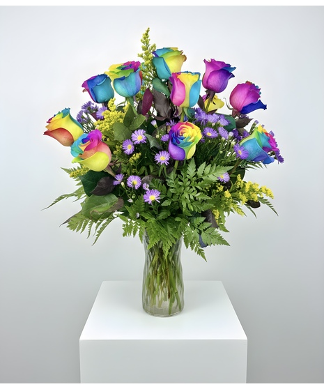 Rainbow Roses