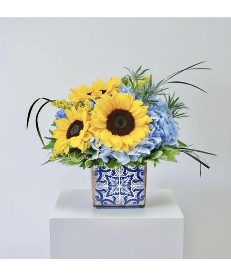 Mosaic Sunflowers