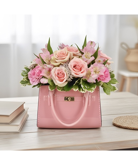 Blooming Handbag Bouquet