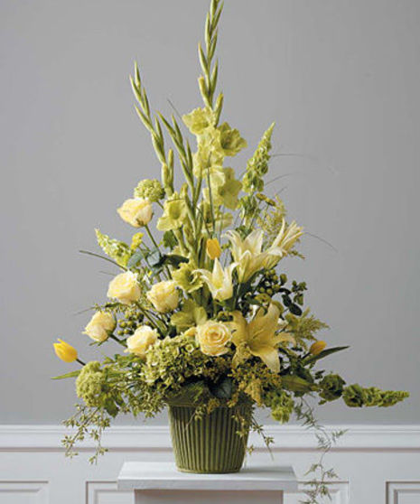 Serene Green Sympathy Basket