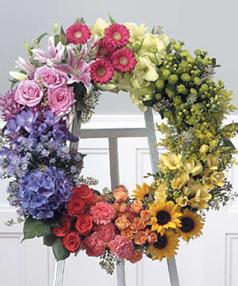 Kaleidoscope of Color Wreath