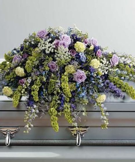Lavender Casket Spray