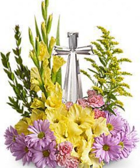 "Crystal Cross Bouquet"