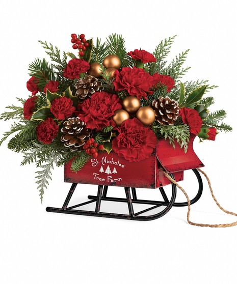 Vintage Sleigh Bouquet - Durocher Florist