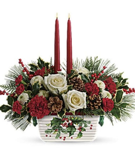 Halls of Holly - Durocher Florist - West Springfield, MA Flower Delivery