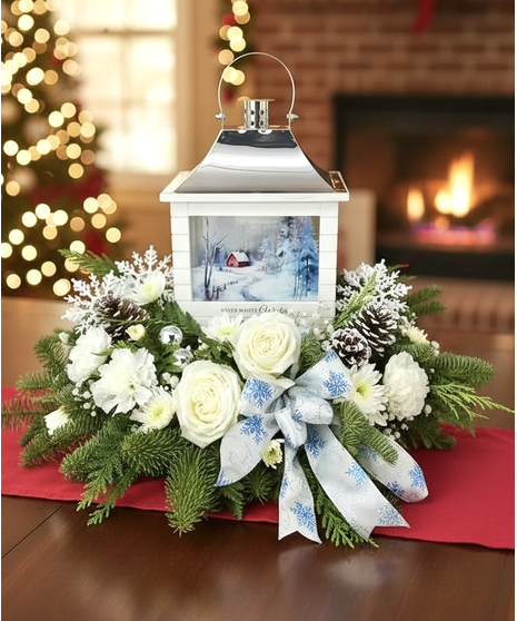 Favorite Things Lantern w/flowers