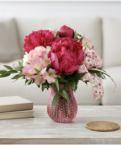 Mom’s Blushing Peonies Bouquet