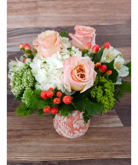 Peaches and Cream Bouquet