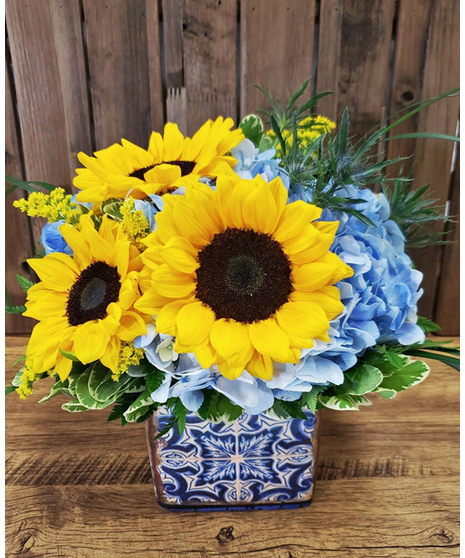 Mosaic Sunflowers