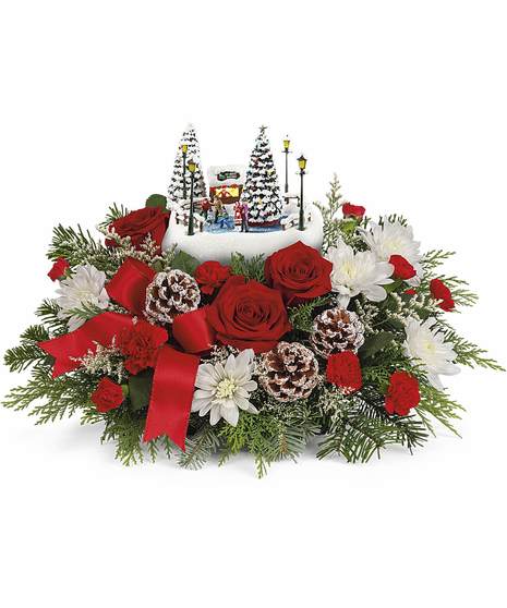 Thomas Kinkade - Oh What Fun Bouquet