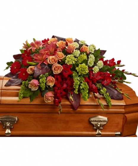 A Fond Farewell Casket Spray