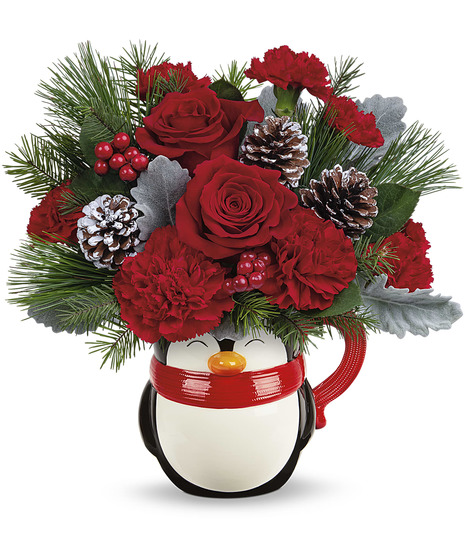 North Pole Penguin Bouquet