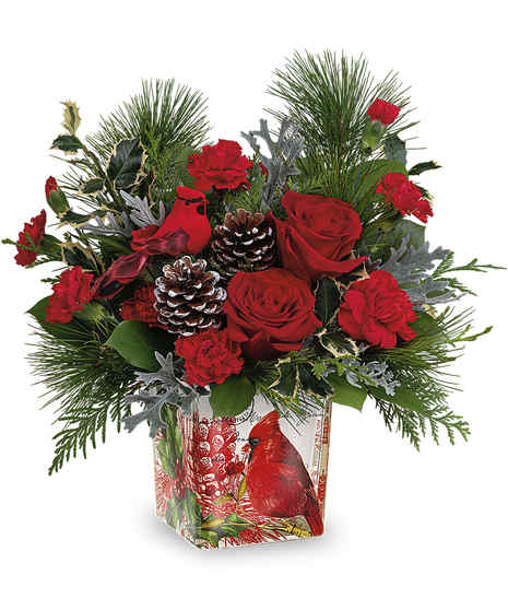 Cardinal Cheer Bouquet
