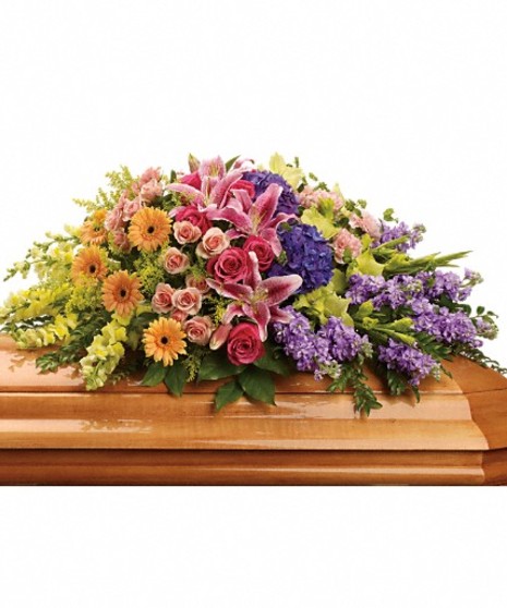 Garden of Sweet Memories Casket Spray