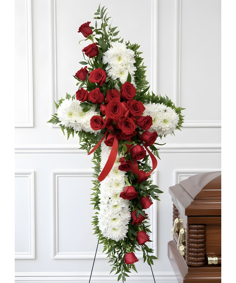 Standing Rose Cross