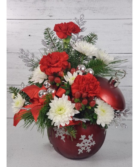 Silver Snowflake Ornament