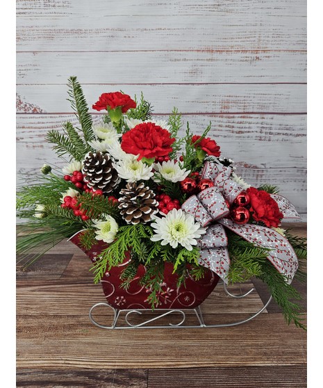 Santa's Sleigh Bouquet