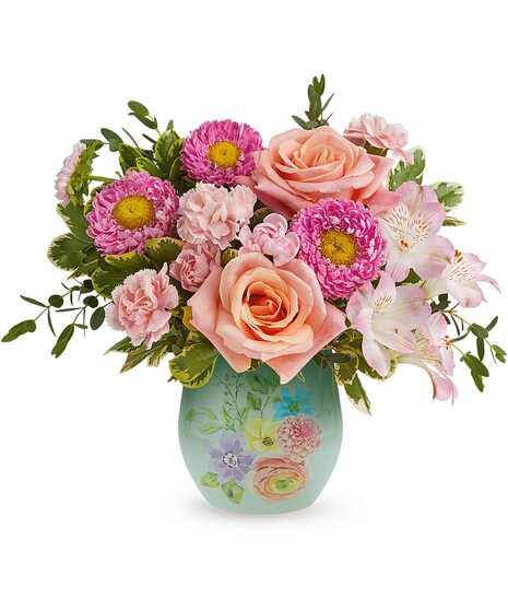 Watercolor Garden Bouquet