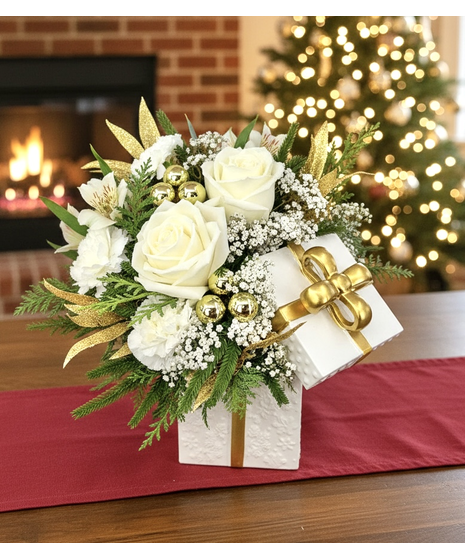 Winter's Gift Bouquet - White